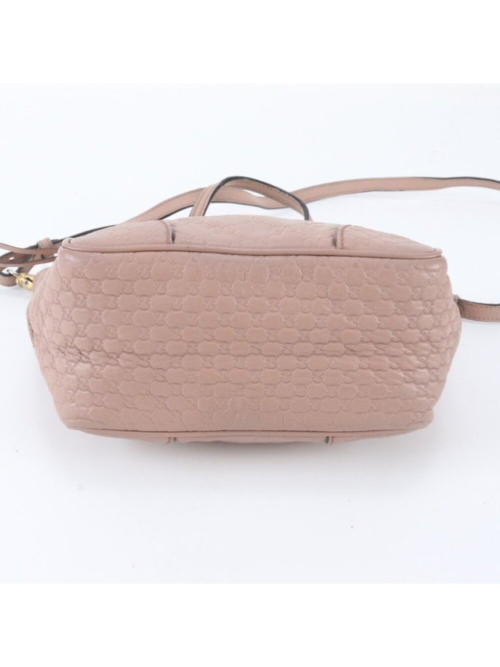 ★SOLD★ Gucci Guccissima Bree Leather 2-Way Shoulder Bag Crossbody Hand Pink - Picture 5 of 9